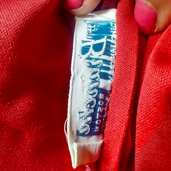 ♥️! Vintage House of Bianchi, Red Maxi Dress, Size S - Picture 7 of 7